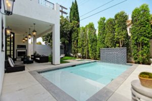 Pool with Waterfall